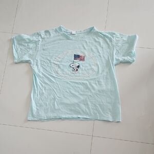 Peanuts Snoopy Moon Landing Apollo 11 59th Anniversary T Shirt. Large.